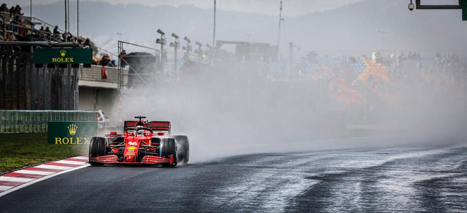 16 Charles Leclerc (MON, Scuderia Ferrari Mission Winnow), F1 Grand Prix of Turkey at Intercity Istanbul Park on October 9, 2021 in Istanbul, Turkey. (Photo by HOCH ZWEI) Istanbul Turkey