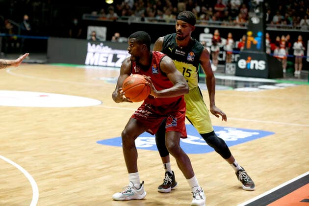 09.10.2021, easyCredit Basketball Bundesliga, BBL, Saison 2021 2022, Herren, Chemnitz Niners - Medi Bayreuth Frantz Massenat, Niners Chemnitz Chemnitz Messe Chemnitz Sachsen Germany