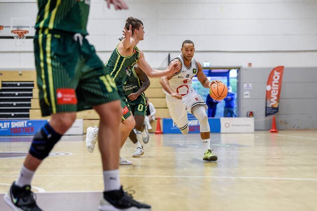Barmer 2. Basketball Bundesliga ProB, Rheinstars Koeln vs. SC Rist Wedel, 09.10.2021 Andrej Mangold (RheinStars Koeln 0), Barmer 2. Basketball Bundesliga ProB, Rheinstars Koeln vs. SC Rist Wedel am 09.10.2021 im ASV Koeln in Koeln (Nordrhein-Westfalen) Copyright: xBEAUTIFULxSPORTS Mueller-Laschetx