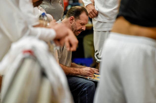 Barmer 2. Basketball Bundesliga ProB, Rheinstars Koeln vs. SC Rist Wedel, 09.10.2021 Simon Cote (Trainer RheinStars Koeln)7, Barmer 2. Basketball Bundesliga ProB, Rheinstars Koeln vs. SC Rist Wedel am 09.10.2021 im ASV Koeln in Koeln (Nordrhein-Westfalen) Copyright: xBEAUTIFULxSPORTS Mueller-Laschetx