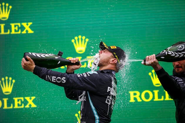77 Valtteri Bottas (FIN, Mercedes-AMG Petronas F1 Team), F1 Grand Prix of Turkey at Intercity Istanbul Park on October 10, 2021 in Istanbul, Turkey. (Photo by HOCH ZWEI) Istanbul Turkey