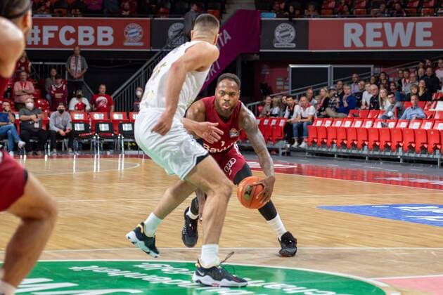 Thomas Deshaun 1 (FC Bayern), FC Bayern Basketball vs. Loewen Braunschweig, easyCredit BBL, 10.10.2021 Muenchen Bayern Deutschland