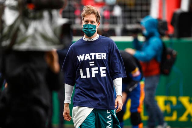 5 Sebastian Vettel (GER, Aston Martin Cognizant F1 Team), F1 Grand Prix of Turkey at Intercity Istanbul Park on October 10, 2021 in Istanbul, Turkey. (Photo by HOCH ZWEI) Istanbul Turkey