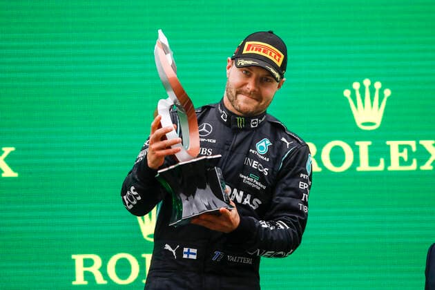 77 Valtteri Bottas (FIN, Mercedes-AMG Petronas F1 Team), F1 Grand Prix of Turkey at Intercity Istanbul Park on October 10, 2021 in Istanbul, Turkey. (Photo by HOCH ZWEI) Istanbul Turkey