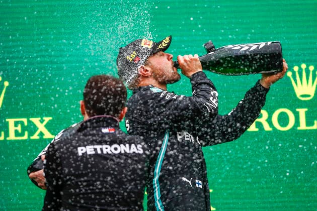 77 Valtteri Bottas (FIN, Mercedes-AMG Petronas F1 Team), F1 Grand Prix of Turkey at Intercity Istanbul Park on October 10, 2021 in Istanbul, Turkey. (Photo by HOCH ZWEI) Istanbul Turkey