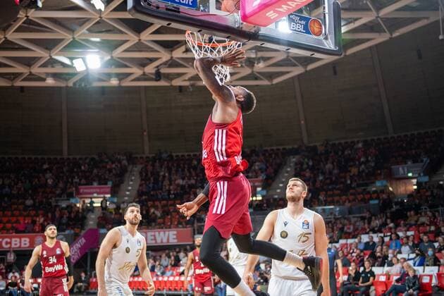 Thomas Deshaun 1 (FC Bayern), FC Bayern Basketball vs. Loewen Braunschweig, easyCredit BBL, 10.10.2021 Muenchen Bayern Deutschland