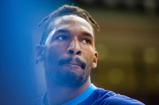 Jaleen Smith (ALBA Berlin 3) vor dem BBL-Spiel: MHP Riesen Ludwigsburg - ALBA Berlin am 10.10.2021 in Ludwigsburg (MHPArena) Deutschland Ludwigsburg. 10.10.21 Basketball , 10.10.2021, Ludwigsburg (Deutschland)