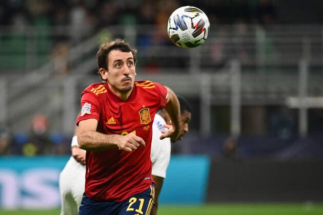 Photo LaPresse - Massimo Paolone October, 10 2021 Milan, Italy soccer Spain vs France - Nations League Final Season 2020 2021 - San Siro Stadium of Milan. In the pic: Mikel Oyarzabal (Spain) in action  Copyright: xMassimoxPaolone LaPressex