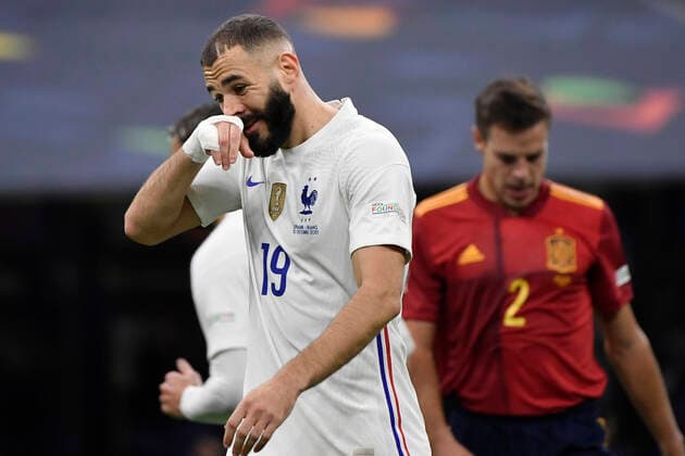Karim Benzema of France during the Uefa Nations League final football match between Spain and France at San Siro stadium in Milano (Italy), October 10th, 2021. Photo Andrea Staccioli Insidefoto andreaxstaccioli