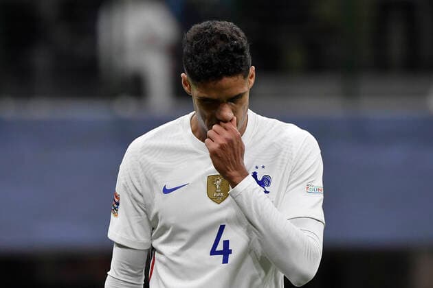 Raphael Varane of France during the Uefa Nations League final football match between Spain and France at San Siro stadium in Milano (Italy), October 10th, 2021. Photo Andrea Staccioli Insidefoto andreaxstaccioli