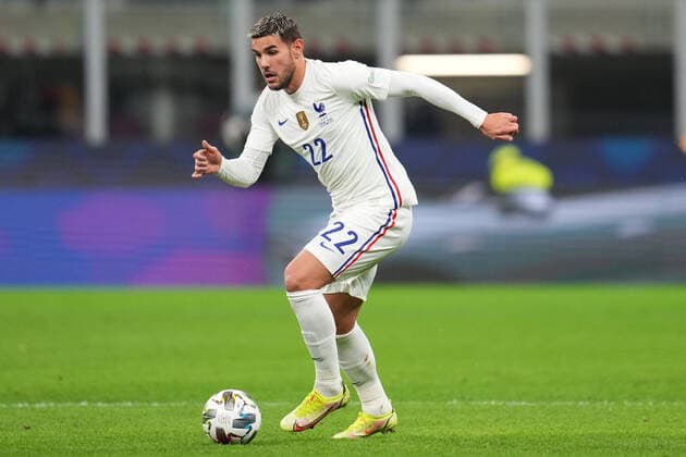 ESP: Spain - France. UEFA Nations League 2021 Final Theo Hernandez of France during the UEFA Nations League match between Spain and France played at San Siro Stadium on October 10, 2021 in Milan, Italy. kpng Copyright: xPRESSINPHOTOx PS_211010_010