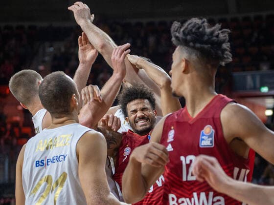 Sport Bilder des Tages Bayerns 0 Nick WEILER-BABB. Basketball, FC Bayern Muenchen - Loewen Braunschweig, BBL-Hauptrunde, Saison 2021-2022, am 10.10.2021 in Muenchen, A U D I D O M E, Deutschland. Quelle Copyright Credit : Oryk HAIST