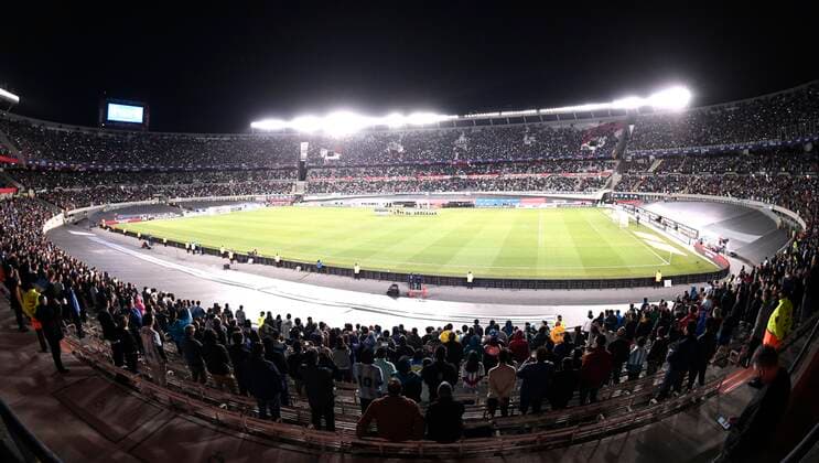 View of the Monumental stadium today, prior to a match of the South American qualifiers for the Qatar 2022 World Cup between Argentina and Uruguay at the Monumental stadium in Buenos Aires, Argentina 10 October 2021. Argentina - Uruguay !ACHTUNG: NUR REDAKTIONELLE NUTZUNG!  Copyright: xMatíasxNapolix AME9149 20211011-debde70a667038fa37933ee8dab5567907dd8abe