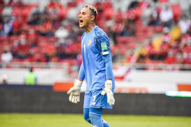 SAN JOSE, Costa Rica: Keylor Navas during the 2-1 Costa Rica victory over El Salvador in the Concacaf FIFA World Cup, WM, Weltmeisterschaft, Fussball Qualifiers on October 10, 2021, in San Jose, Costa Rica. San Jose San Jose Costa Rica Copyright: xJosexCamposxRojasx 0138179235st
