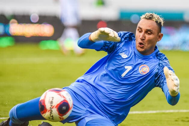 SAN JOSE, Costa Rica: Keylor Navas during the 2-1 Costa Rica victory over El Salvador in the Concacaf FIFA World Cup, WM, Weltmeisterschaft, Fussball Qualifiers on October 10, 2021, in San Jose, Costa Rica. San Jose San Jose Costa Rica Copyright: xJosexCamposxRojasx 0138179276st