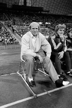 18.08.84 FC Bayern München - Inter Mailand Deutschland, München, 18.08.1984, Fussball, Testspiel, FC Bayern München - Inter Mailand: Dieter Hoeneß (FC Bayern München). *** 18 08 84 FC Bayern Munich Inter Milan Germany, Munich, 18 08 1984, football, test match, FC Bayern Munich Inter Milan Dieter Hoeneß FC Bayern Munich