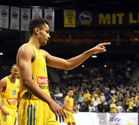 Basketball, Herren, Saison 2021 2022, Turkish Airlines EuroLeague (3. Spieltag), Alba Berlin - Fenerbahce Beko Istanbul, Oscar da Silva (Alba Berlin), 12.10. 2021, Copyright: xSebastianxRäppold MatthiasxKochx