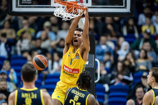 Basketball2Berlin 10.10.2021 Saison 2021 2022 EuroLeague Regular Season Alba Berlin - Fenerbahce Beko Istanbul Oscar Da Silva (Alba Berlin, No.01)