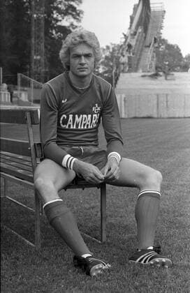 12.07.78 1. FC Kaiserslautern Fototermin 1978 1979 Deutschland, Kaiserslautern, 12.07.1978, Fussball, Bundesliga, Saison 1978 1979, 1. FC Kaiserslautern Fototermin 1978 1979: Hannes Bongartz. *** 12 07 78 1 FC Kaiserslautern photo session 1978 1979 Germany, Kaiserslautern, 12 07 1978, football, Bundesliga, season 1978 1979, 1 FC Kaiserslautern photo session 1978 1979 Hannes Bongartz