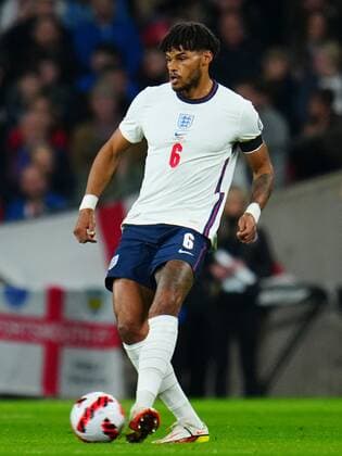 Mandatory Credit: Photo by Javier Garcia Shutterstock (12534018eo) Tyrone Mings of England England v Hungary, FIFA World Cup, WM, Weltmeisterschaft, Fussball 2022 Qualifying, Group I, Football, Wembley Stadium, London, UK - 12 Oct 2021 EDITORIAL USE ONLY No use with unauthorised audio, video, data, fixture lists, club league logos or live services. Online in-match use limited to 120 images, no video emulation. No use in betting, games or single club league player publications. England v Hungary, FIFA World Cup 2022 Qualifying, Group I, Football, Wembley Stadium, London, UK - 12 Oct 2021 EDITORIAL USE ONLY No use with unauthorised audio, video, data, fixture lists, club league logos or live services. Online in-match use limited to 120 images, no video emulation. No use in betting, games or single club league player publications.  Copyright: xJavierxGarcia Shutterstockx 12534018eo