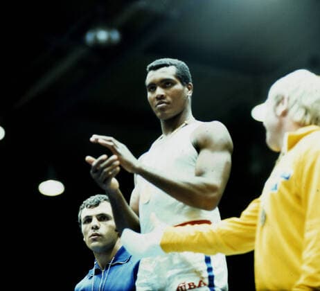 Olympische Spiele; München 1972 Boxen, Schwergewicht, Olympiasieger Teofilo Stevenson (Cuba) 10.09.1972 *** Olympic Games Munich 1972 Boxing, Heavyweight, Olympic Champion Teofilo Stevenson Cuba 10 09 1972 HM