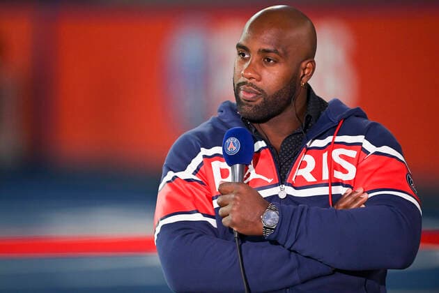 Teddy Riner FOOTBALL : PSG vs SCO Angers - Ligue 1 Uber Eats - 15 10 2021 JBAutissier Panoramic 