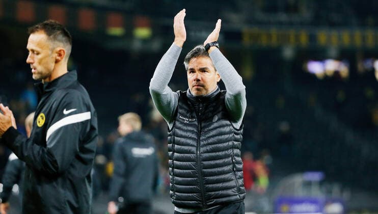 Foto Manuel Geisser 16.10.2021 Bern : Wankdorf Stadion Bern Saison 2021 2022 Herren Fussball Super League BSC Young Boys Bern - FC Luzern Trainer David Wagner (Young Boys)