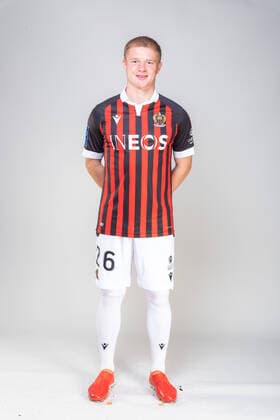 BARD Melvin FOOTBALL : Presentation - OGC Nice - Photo Officielle -18 10 2021 Panoramic Panoramic 