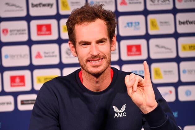 British Andy Murray pictured during a press conference, PK, Pressekonferenz ahead of the European Open Tennis ATP, Tennis Herren tournament, in Antwerp, Monday 18 October 2021. LAURIExDIEFFEMBACQ  x3116149x