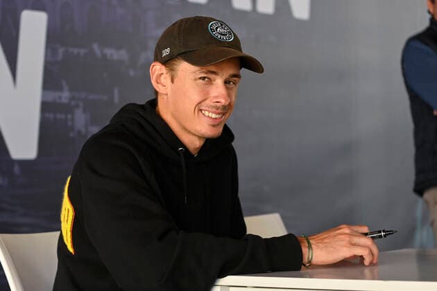 Australian Alex De Minaur pictured during a signing session ahead of the European Open Tennis ATP, Tennis Herren tournament, in Antwerp, Monday 18 October 2021. LAURIExDIEFFEMBACQ  x3116277x