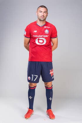 YILMAZ Burak FOOTBALL : Presentation - Lille - Photo Officielle -18 10 2021 Panoramic Panoramic 