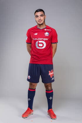 BOULEGHCHA IsmaiÌˆl FOOTBALL : Presentation - Lille - Photo Officielle -18 10 2021 Panoramic Panoramic 