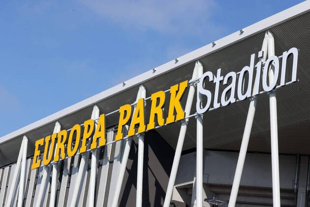 16.10.21 SC Freiburg - RB Leipzig Deutschland, Freiburg, 16.10.2021, Fussball, Bundesliga, SC Freiburg - RB Leipzig: Übersicht Europa Park Stadion.