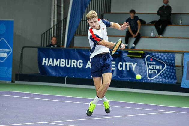 Rudolf MOLLEKER (GER), ITF Tennis Future Hamburg 2021 - M25 und W25, Hamburg, Hamburger Tennisverband, 19.10.2021,