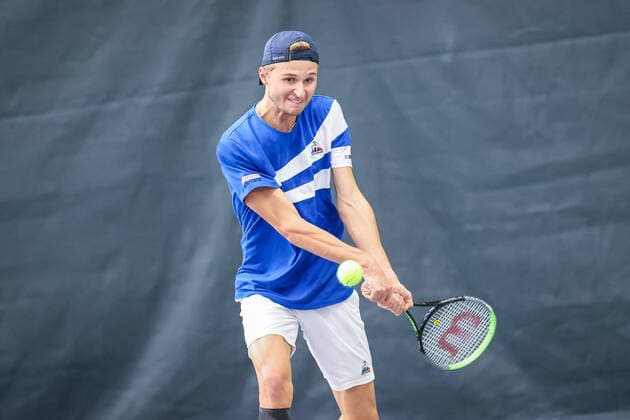 Leandro RIEDI (SUI), ITF Tennis Future Hamburg 2021 - M25 und W25, Hamburg, Hamburger Tennisverband, 19.10.2021,