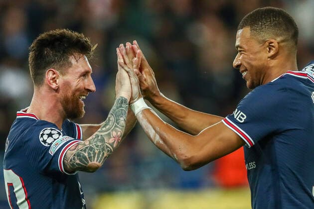 Sport Bilder des Tages Tor, Torjubel, zum 3:2 durch Lionel Messi (Paris Saint-Germain PSG, 30), FRA, Paris Saint-Germain PSG vs. RB Leipzig, UEFA Champions League - Gruppe A, Gruppenphase, 3. Spieltag, Spielzeit 2021 2022, 19.10.2021, DFB DFL regulations prohibit any use of photographs as image sequences and or quasi-video., FRA, Paris Saint-Germain PSG vs. RB Leipzig, UEFA Champions League - Gruppe A, Gruppenphase, 3. Spieltag, Spielzeit 2021 2022, 19.10.2021 Paris Copyright: xEibner-Pressefoto GabrielxBoiax EP_EER