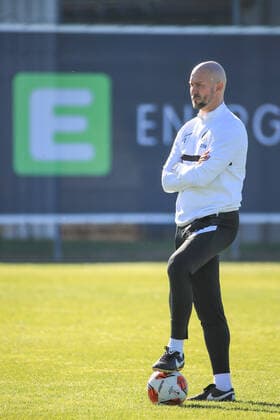 SOCCER - UEFA EL, Sturm vs Sociedad GRAZ,AUSTRIA,20.OCT.21 - SOCCER - UEFA Europa League, group stage, SK Sturm Graz vs Real Sociedad, preview, training Sturm. Image shows head coach Christian Ilzer (Sturm).  GEPAxpictures xMarioxBuehner