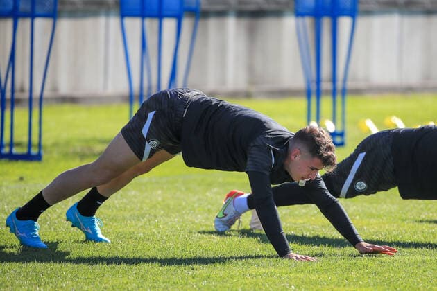 SOCCER - UEFA EL, Sturm vs Sociedad GRAZ,AUSTRIA,20.OCT.21 - SOCCER - UEFA Europa League, group stage, SK Sturm Graz vs Real Sociedad, preview, training Sturm. Image shows Ivan Ljubic (Sturm).  GEPAxpictures xMarioxBuehner