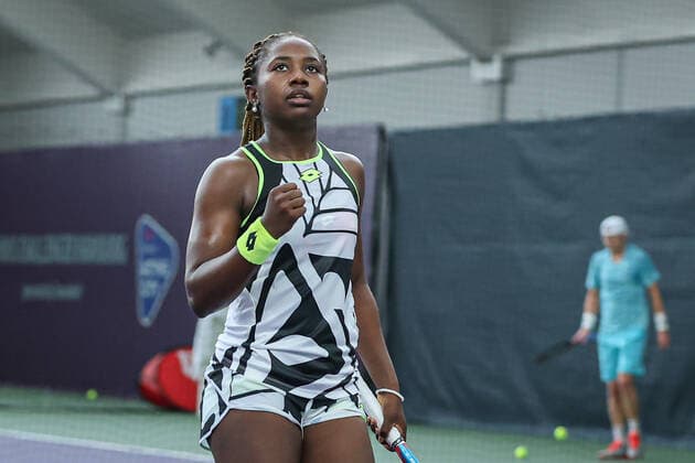 Sada NAHIMANA (BDI), ITF Tennis Future Hamburg 2021 - M25 und W25, Hamburg, Hamburger Tennisverband, 20.10.2021,