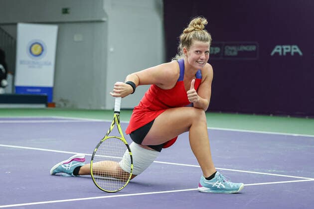 Sport Themen der Woche KW42 Sport Bilder des Tages Dalila SPITERI (ITA), ITF Tennis Future Hamburg 2021 - M25 und W25, Hamburg, Hamburger Tennisverband, 20.10.2021, *** Dalila SPITERI ITA , ITF Tennis Future Hamburg 2021 M25 and W25, Hamburg, Hamburg Tennis Association, 20 10 2021,