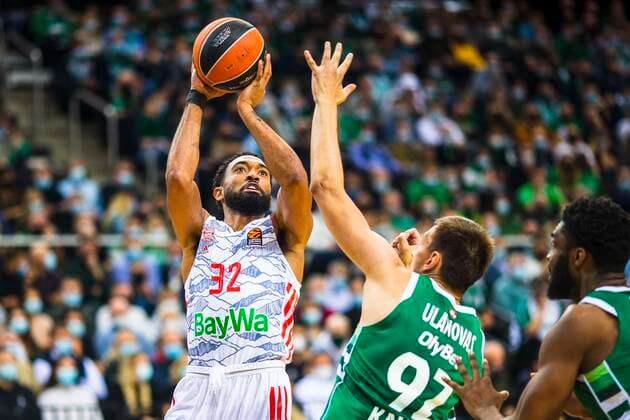 2021-10-21 Kaunas Lithuania. Zalgiris Kaunas plays vs Bayern Munich Euroleague basketball game in Kaunas arena on Thursday 21 of October 2021. KKF20211021_3919  Copyright: xKarolisxKavolelisx Euroleague basketball sport