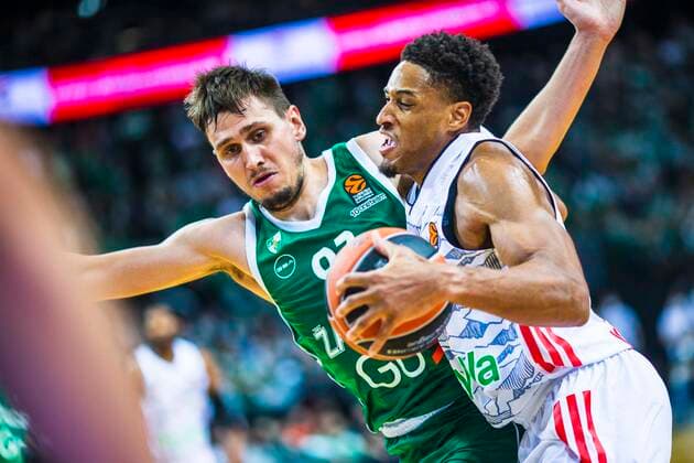 2021-10-21 Kaunas Lithuania. Zalgiris Kaunas plays vs Bayern Munich Euroleague basketball game in Kaunas arena on Thursday 21 of October 2021. KKF20211021_3922  Copyright: xKarolisxKavolelisx Euroleague basketball sport