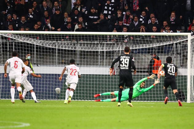 Eintracht Frankfurt vs Olympiakos Piraeus, Fussball, Europa League, 21.10.2021 Eintracht Frankfurt vs Olympiakos Piraeus, Fussball, Europa League, 21.10.2021 Frankfurt Copyright: xEibner-Pressefotox EP_RWS