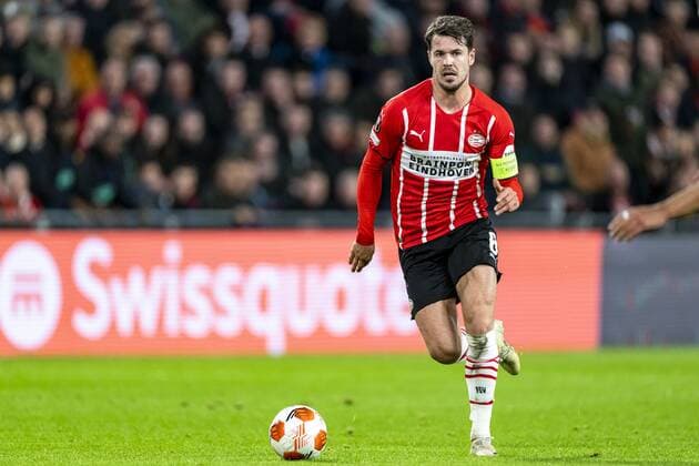 EINDHOVEN, Netherlands, 21-10-2021, football, Philips stadium, Europa League, season 2021 2022, during the match PSV - Monaco, PSV player Marco van Ginkel PSV - Monaco  x13998462x Copyright: