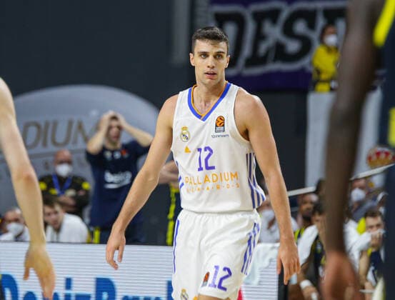 15th October 2021; Wizink Center; Madrid, Spain; Turkish Airlines Euroleague Basketball , Real Madrid versus Fenerbahce Beko Istanbul; Carlos Alocen (Real Madrid Baloncesto) in action  ActionPlus12332424 AgenciaLOF