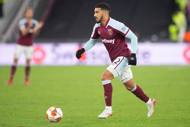 Said Benrahma of West Ham United during the UEFA Europa League match between West Ham United and KRC Genk at the London Stadium, Queen Elizabeth Olympic Park , London, England on 21 October 2021. Copyright: xSalvioxCalabresex 29580052