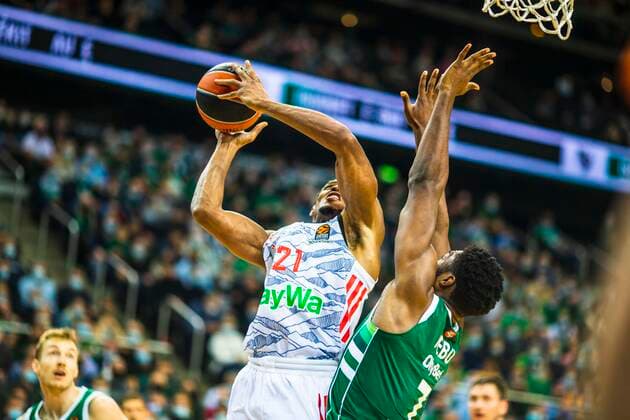 2021-10-21 Kaunas Lithuania. Zalgiris Kaunas plays vs Bayern Munich Euroleague basketball game in Kaunas arena on Thursday 21 of October 2021. Kaunas Lithuania KKF20211021_3932  Copyright: xKarolisxKavolelisx Euroleague basketball sport