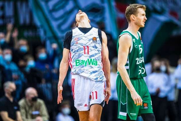2021-10-21 Kaunas Lithuania. Zalgiris Kaunas plays vs Bayern Munich Euroleague basketball game in Kaunas arena on Thursday 21 of October 2021. Kaunas Lithuania KKF20211021_3972  Copyright: xKarolisxKavolelisx Euroleague basketball sport