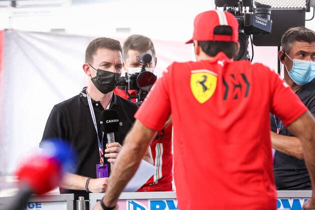 Canal+ during the Formula 1 Aramco United States Grand Prix 2021, 17th round of the 2021 FIA Formula One World Championship, WM, Weltmeisterschaft from October 21 to 24, 2021 on the Circuit of the Americas, in Austin, Texas, United States of American - F1 - UNITED STATES GRAND PRIX 2021 DPPI Panoramic  00121035_AV6_5692