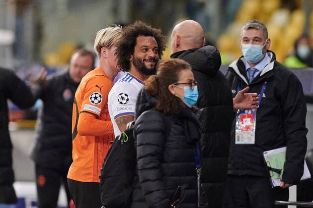 KYIV, UKRAINE - OCTOBER 19, 2021: Marcelo (captain). The UEFA Champions League match between FC Shakhtar Donetsk vs FC Real Madrid Copyright: xVItaliixKliuievx